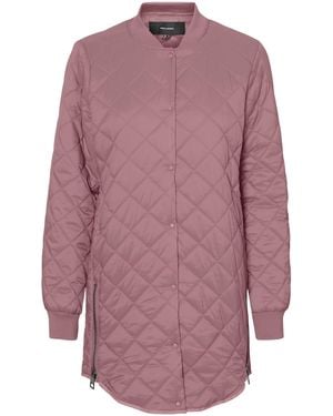 Vero Moda Vmhayle Noos 3/4 Length Jacket - Purple