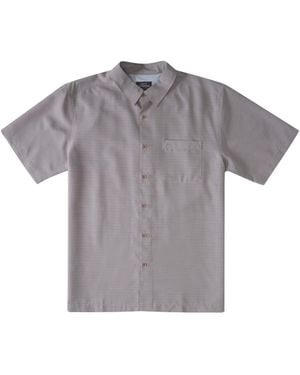 Quiksilver Mens Centinela 4 Woven Button Down Shirt - Gray