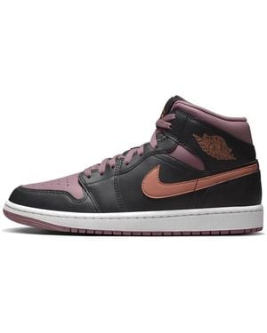 Nike Air Jordan 1 Mid Trainers Fb9911 - Black