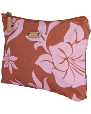 Roxy Makeup Bag | Storage Case | Cosmetics | Reusable | Lightweight | Accessories - Red
