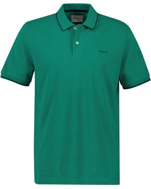 GANT Tipping Pique - Grün
