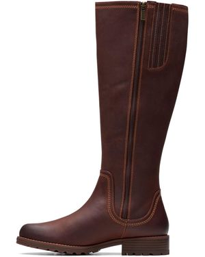 Clarks Stivali alti al ginocchio da - Marrone