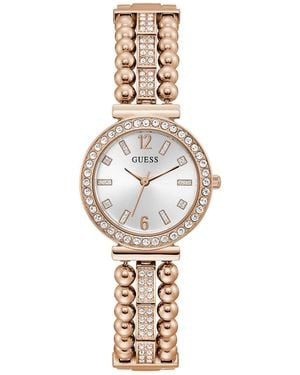 Guess Quartz Dress Watch with Stainless Steel Strap - Métallisé