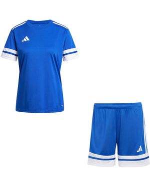 adidas Set Trikot + Hose Squadra 25 Team Royal Blue/White L - Blau