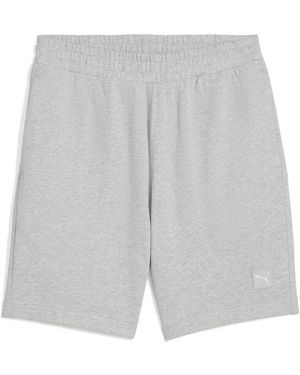 PUMA Ess Elevated Shorts 9" TR Pantaloncini in Maglia - Grigio