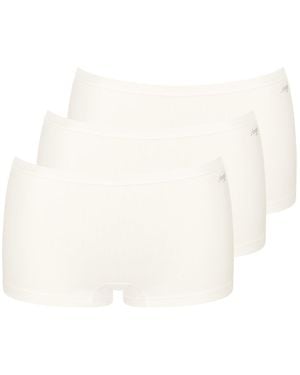 Sloggi Go Daily Cotton Short 3P Silk White - Bianco