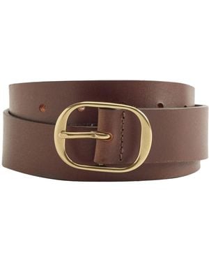 Levi's Madison Belt Cintura in Pelle Bovina - Nero