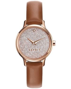 Esprit Orologio Analogico Quarzo Donna con Cinturino in Pelle ES109522003 - Nero
