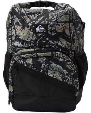 Quiksilver Woodland Abstract Sea Spray - Main Wet Dry Compartment - 600d Exterior - Black