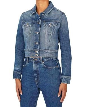Pepe Jeans Cropped Jacket Pl402431 - Blue