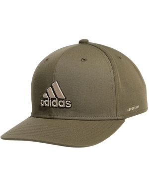 adidas Excel Performance Structured Snapback Adjustable Fit Hat - Verde
