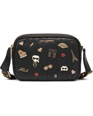 Karl Lagerfeld Paris Maybelle Choupette Crossbody - Black