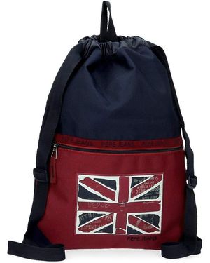 Pepe Jeans Zaino doppio scompartimento con carrello Andy - Rosso
