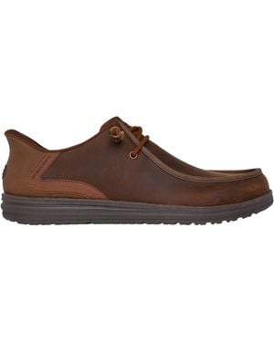 Skechers Usa Melson-edrick Moc Toe - Brown