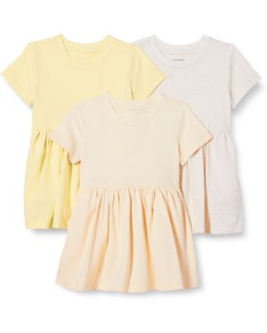 Amazon Essentials Vestido de jersey de manga corta Niña - Neutro