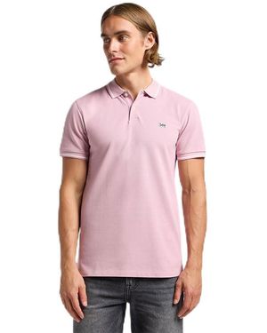 Lee Jeans Pique Polo - Pink