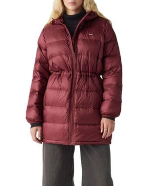 Levi's Polly-Tampone Midi Giacca - Rosso