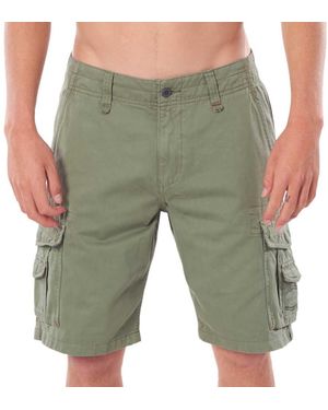 Rip Curl Classic Surf Trail Cargo Shorts In Mid Green