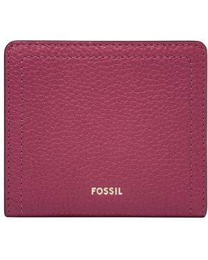 Fossil Logan Bi-fold Wallet - Purple