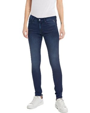 Replay Jeans New Luz Skinny-Fit mit Power Stretch - Blau