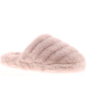 Ted Baker Wfp-lopsey-Faux Fur Mule Slipper - Nero