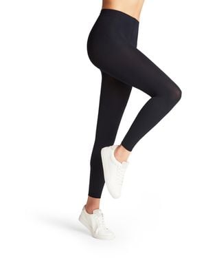 FALKE Pure Matt 100 Den W Le Opaque Plain 1 Pair Leggings - Black