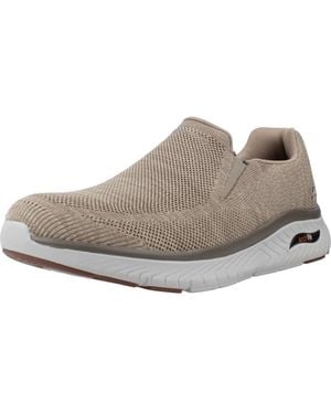 Skechers S Arch Fit Crosser Locke Trainers - Grey