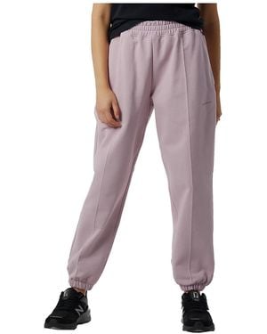 New Balance Hosen - Lila
