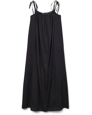 Vero Moda Female Kleid VMROXANNE Langes Kleid - Schwarz