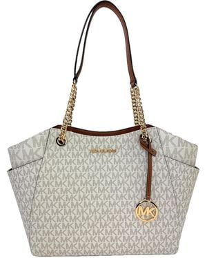 Michael Kors 30S7GTTT7B Jet Set Item Satchel - Grau