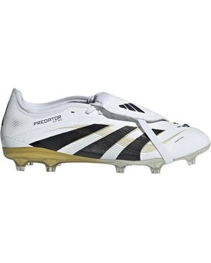 adidas S Pro Fold Over Tongue Firm Ground Football Boots White/black/gold 9.5 Uk