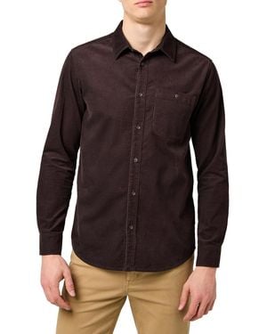 Wrangler 1 Maglietta Pkt Corduroy - Nero