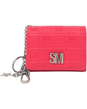 Steve Madden 's Bklara Card Case With Keyring And Clip - Pink