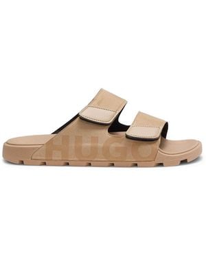 HUGO Evander_sand_mfpu 10274245 01 Slip-on Trainers - Brown