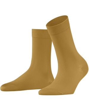 FALKE Socken Cotton Touch W SO Baumwolle einfarbig 1 Paar - Grün