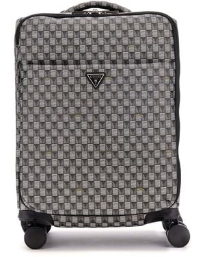 Guess Valise Follie 18 in 8-Wheeler Black Logo Noir - Gris