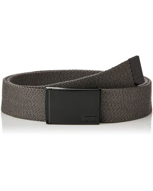 Vans Deppster Web Belt (Charcoal Heathe) - Black