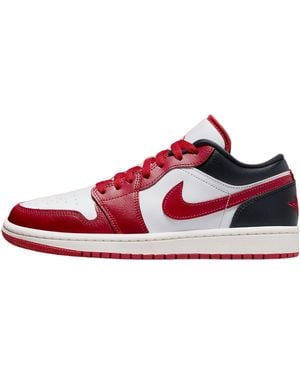 Nike Air Jordan 1 Low Unc Basketball Shoe - Red