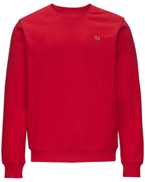 S.oliver Sweatshirt aus Baumwollmix mit Logo-Detail rot S