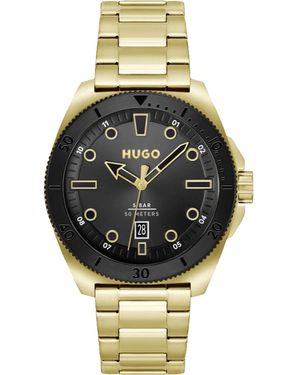 HUGO HU1530304#Visit Uhr - Mettallic