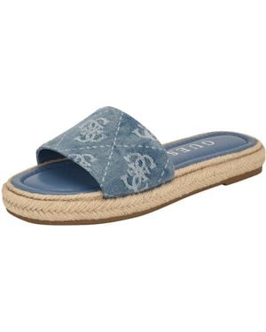 Guess Sandalo piatto Katic da donna - Blu
