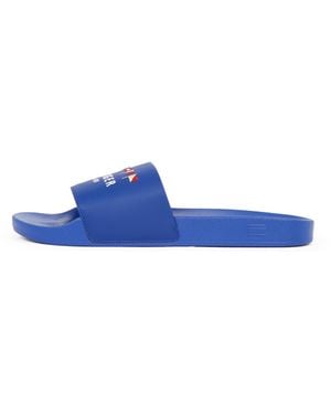 Tommy Hilfiger Badeschuhe Flags mit Logo - Schwarz