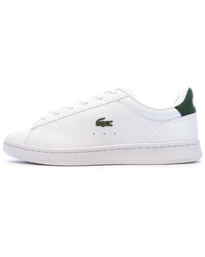 Lacoste Scarpe da ginnastica bianche/verdi da donna Carnaby Set - Bianco