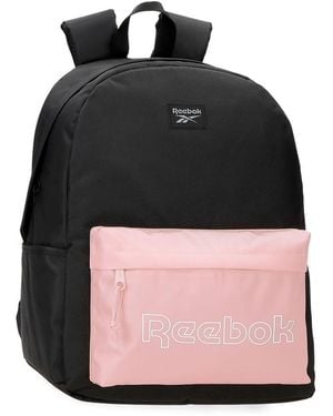 Reebok Arlo Mochila Rosa 34x43x15 cms Poliéster 21,93L by Joumma Bags - Negro