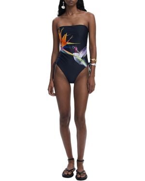 Desigual Bañador Colibrí - Negro