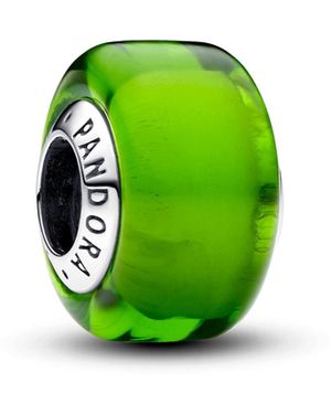PANDORA Moments Grünes Murano-Glas Mini-Charm aus Sterling Silber