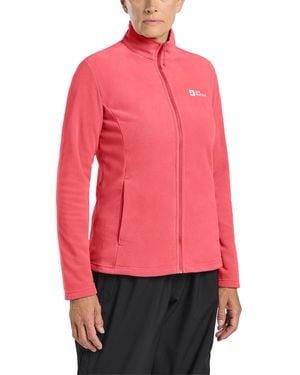 Jack Wolfskin Taunus Fz W Fleece Jacket - Red