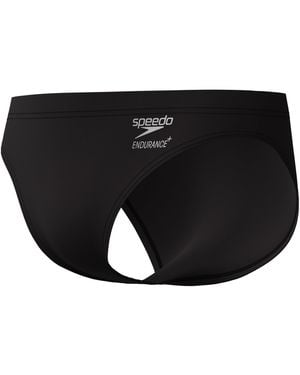 Speedo Solid Brief Endurance+ Swim Trunks Swimmers Black Size 32