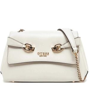 Guess Lorelei Convertible Xbody Flap Bag Bone - Neutro