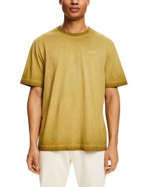 Esprit 044ee2k301 T-shirt - Yellow